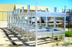 Fabricated frames for wind energy industry